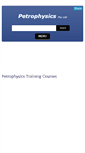 Mobile Screenshot of petrophysics.net